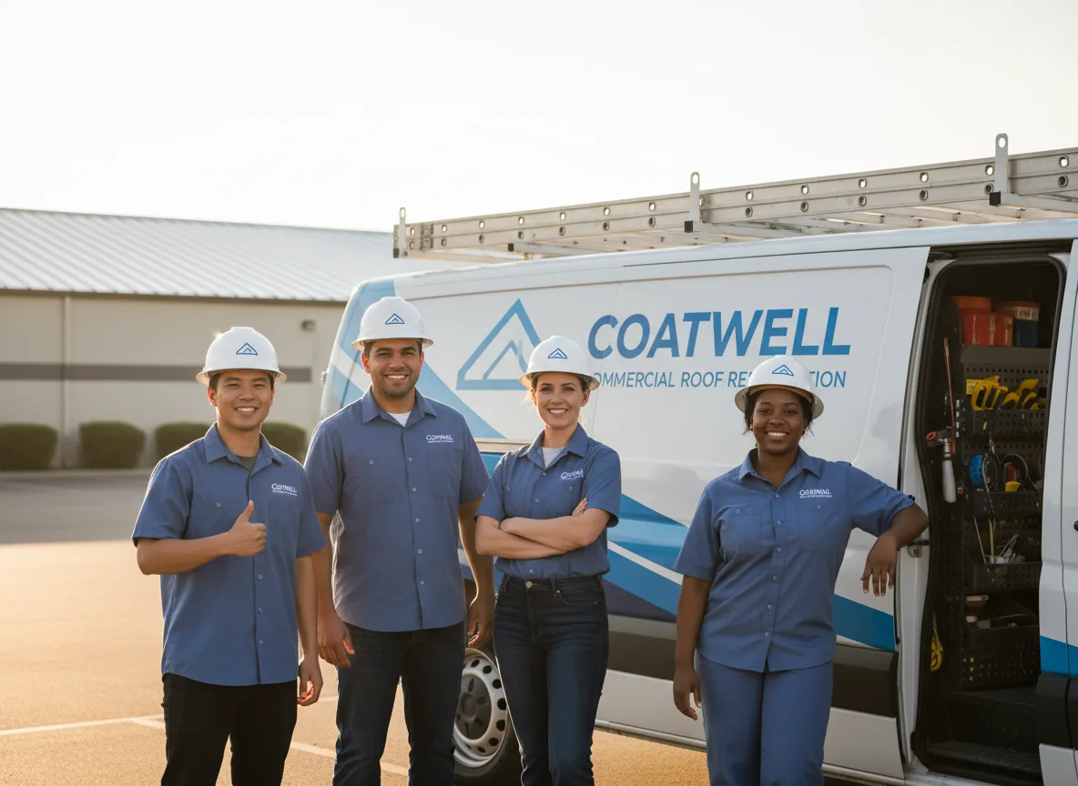 Commercial roof coating company in Dumont, IA